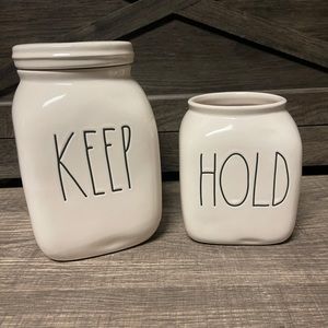 Rae Dunn KEEP & HOLD Canister 🇺🇸